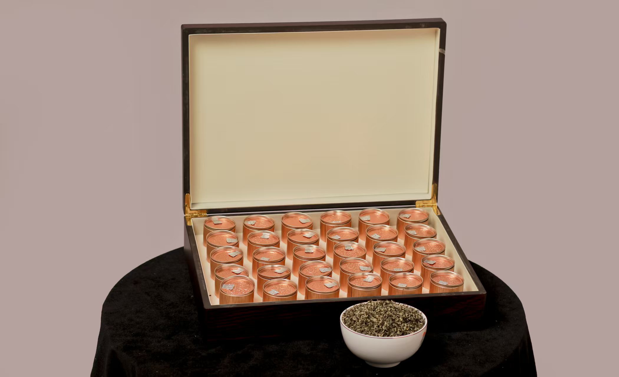 四川蒙顶山茉莉甘露小罐礼盒装250克